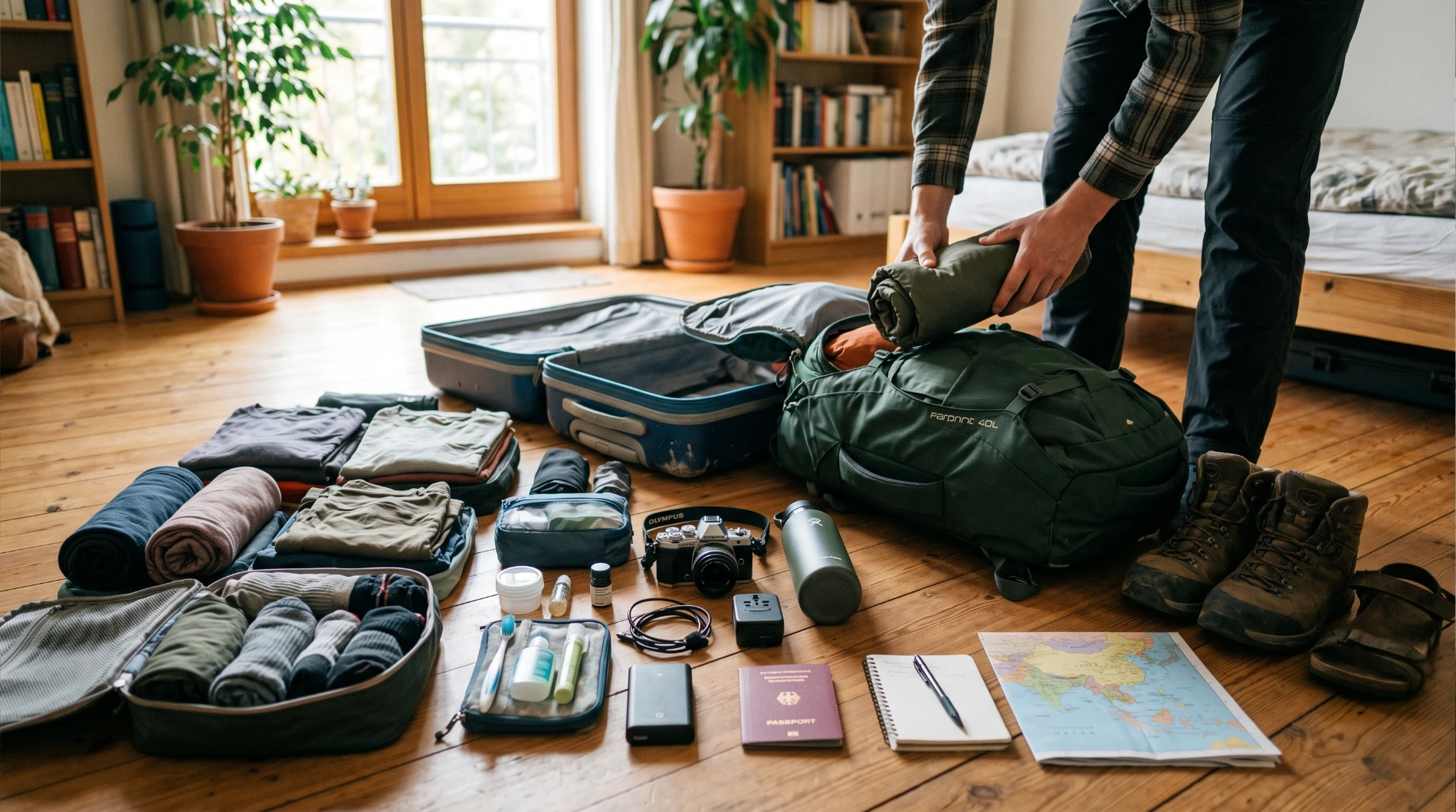Langzeit-Reise-Packen: So packst du für Monate, nicht Wochen
